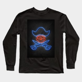 Pirate Skull Long Sleeve T-Shirt